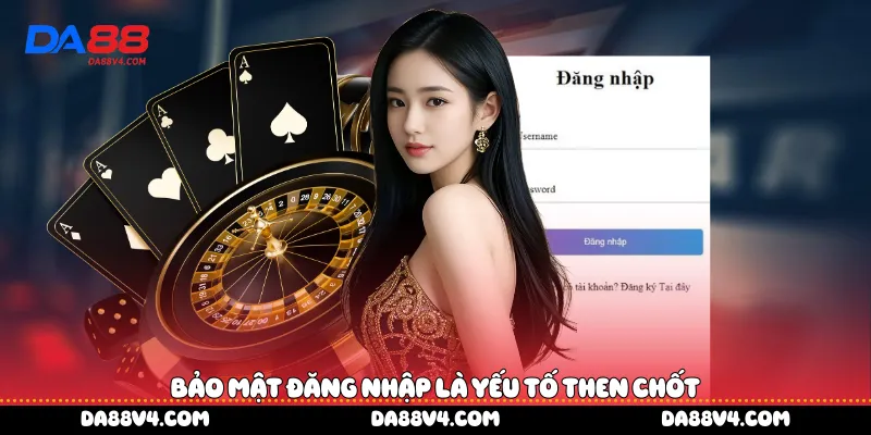 Bảo mật đăng nhập là yếu tố then chốt